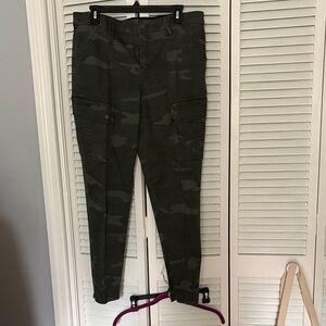 Democracy Green Camouflage Skinny Jeans